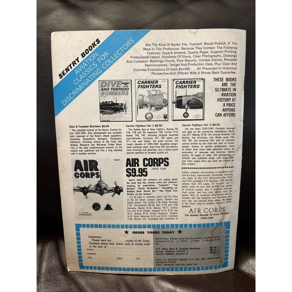 Wings‎ Magazine Aug 1971 v1 n1 PREMIERE ISSUE Flying Fortress B-17 FW 190 SB2C